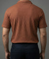 Men's T-Shirt Johnny Collar Rust Tsh-5991