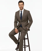 Formal Suit Gst-0124 Dull Olive 2 Button