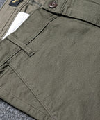 Men’s Summer Cotton Texture Green Shorts- BR-0102