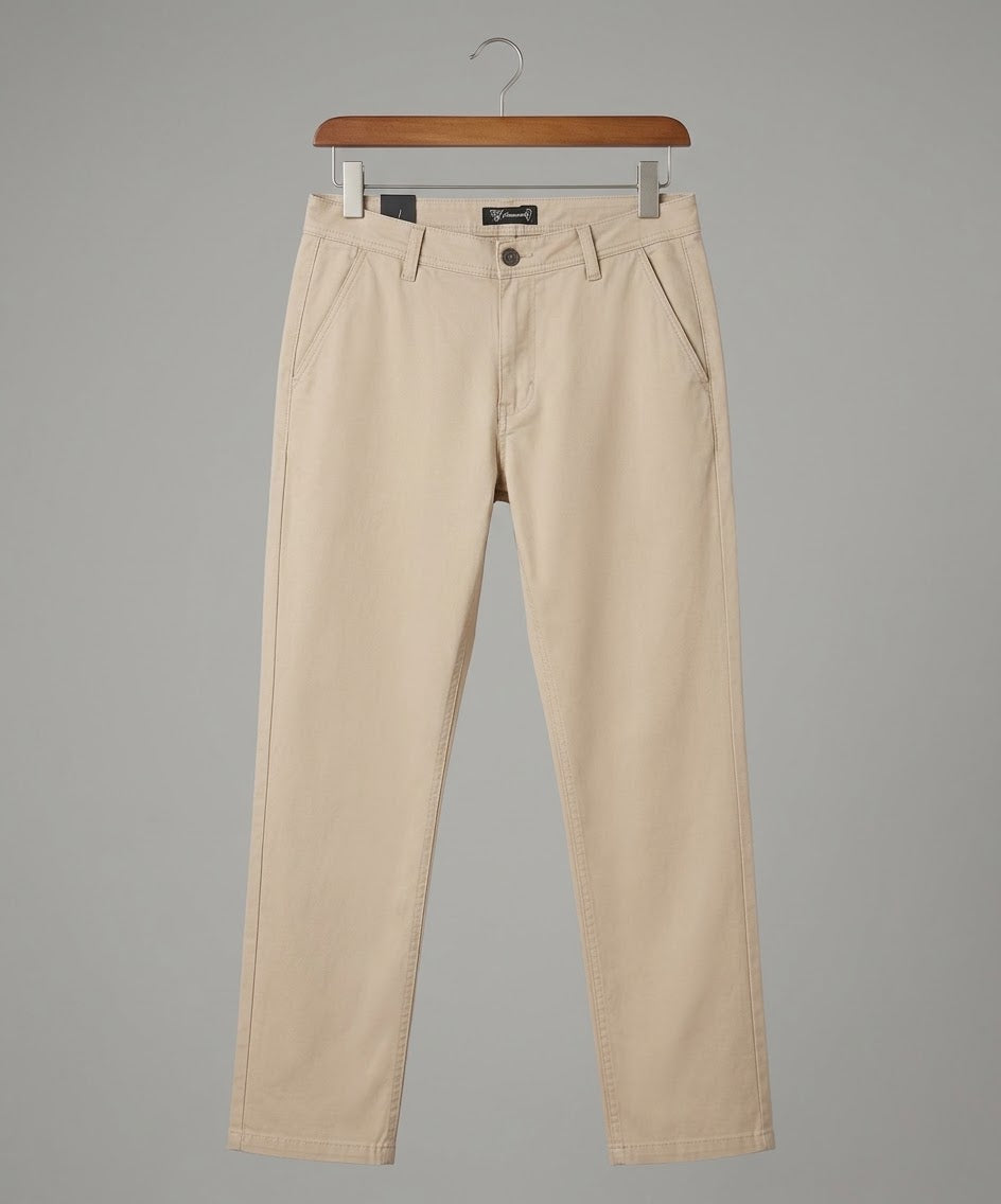 Men's Straight Fit Chino - Beige - CP-0560