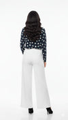 Women's Top Printed Navy Floral