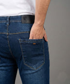 HR Clothing Men's Denim - Navy JP-2096