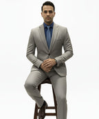 Formal Suit Gst-0122 Coffee 2 Button