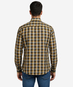 Men's Casual Checkered Shirt - Shc-1702 Brown Chk