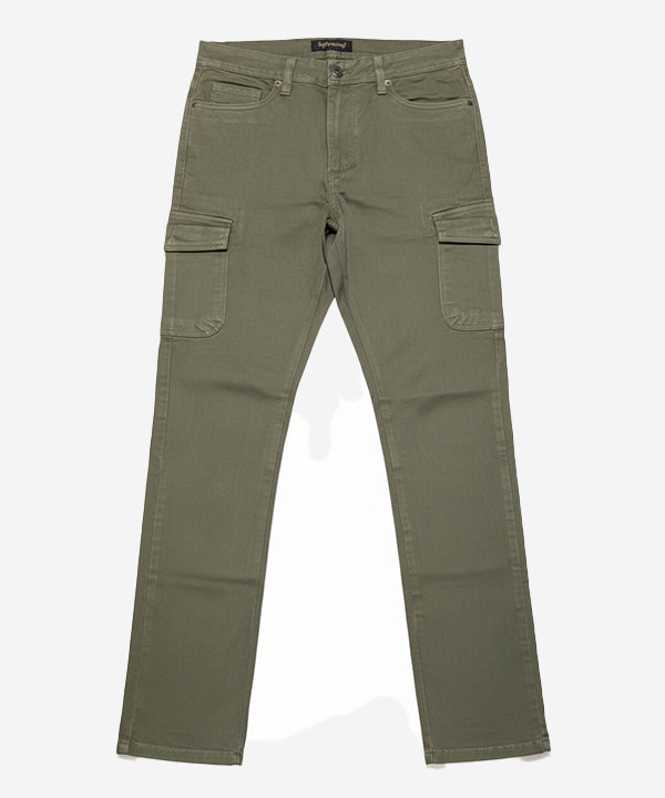 Men's Cargo Six Pocket Trousers - Cp-0531 Green