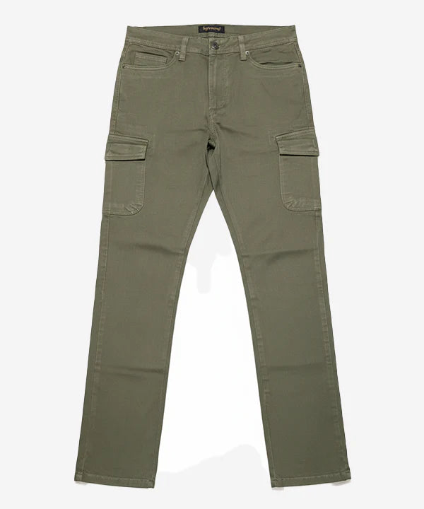 Men's Cotton Pant 6 Pocket - Olive Cp-0516