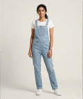 HR Clothing Women's Denim Rompers – L-Blue- DG-0007
