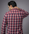 Men's Casual Shirt - Shc-1701 Red Chk