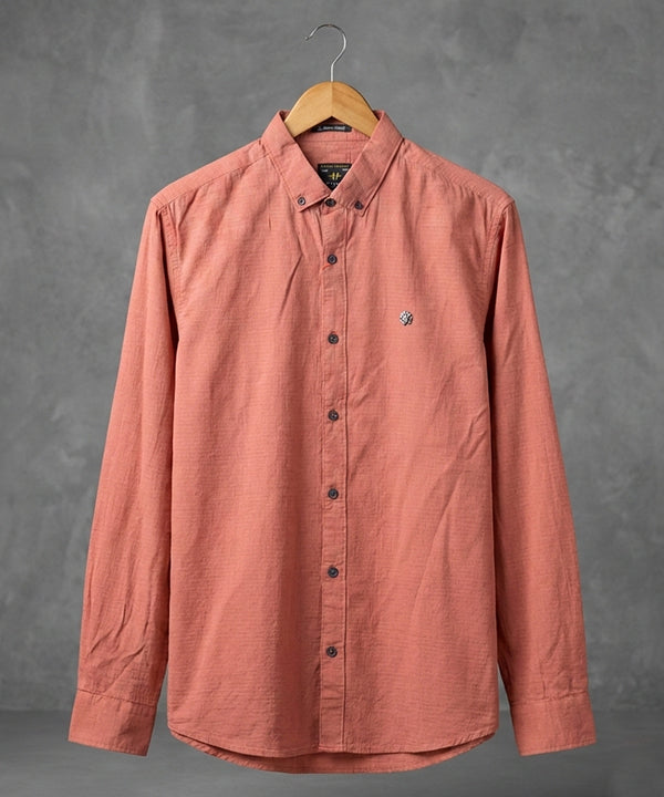 Men's Casual Shirt - Shc-1605 Rust