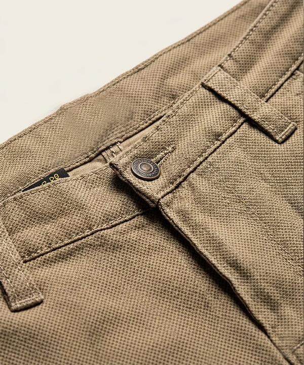 Kids Cotton Dotted-Beige Chino Pant - Bcp-0051