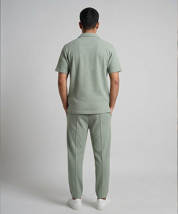 HR clothing Mens Thermal Co-Ord Set 3086/0706 -L-Green