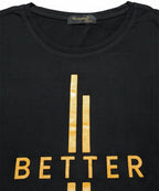 HR clothing Mens Printed T-Shirt - Black TSH-5685