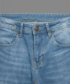 Casual Summer L-Blue Denim  Shorts- BR-0088