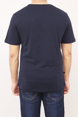 Crew Neck Basic Tee Tsh-5227 Navy