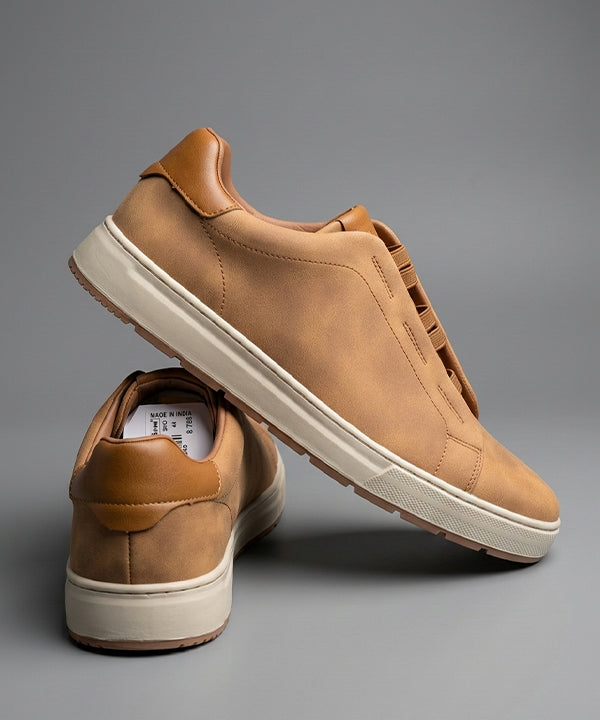 Slip-On Casual Sneakers Fw-0167 Brown