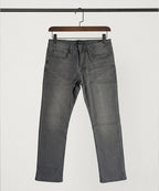 Men's Denim Smart Baggy Jeans - D-Grey - JP-2263