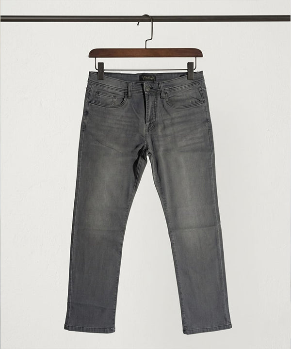 Men's Denim Smart Baggy Jeans - D-Grey - JP-2263