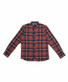 Men's Casual Checkered Shirt - Shc-1707 G Red Chk