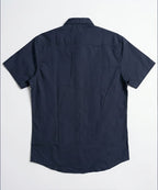 Men's Casual Shirt Half sleves - Navy Shc-1925 (ORG-H)