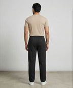 Men’s Smart Baggy Waffle Trouser– LWR-0711 Black