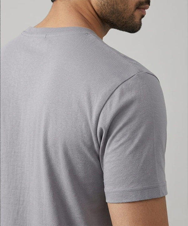 HR Clothing Men’s Grey Basic T-Shirt – TSH-7207