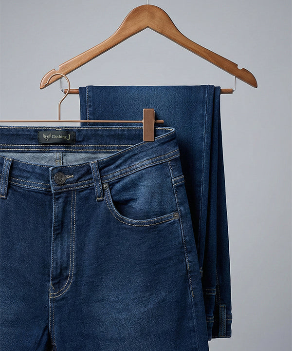 Men's Over Size Denim - Navy JP-1945