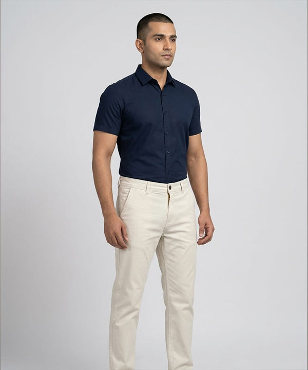 Men's Chino Straight Fit- Off-White CP-0555