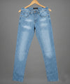 HR Clothing Men's Denim - L Blue JP-2093