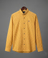 Men's Casual Shirt - Shc-1061 Printed Yellow
