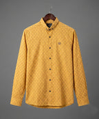 Men's Casual Shirt - Shc-1061 Printed Yellow