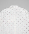 Men's Casual Shirt - Shc-1615 White Dotted