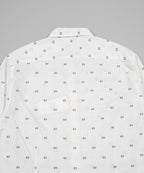 Men's Casual Shirt - Shc-1615 White Dotted