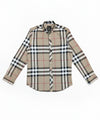 Men's Casual Shirt - Shc-1616 Beige Chk
