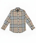 Men's Casual Shirt - Shc-1616 Beige Chk