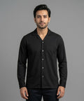 Men's Inter Lock Shirt Full-Sleeves - Black Shc-3089 (ORG-H)