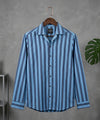 Men's Casual Shirt - Shc-0717 Blue Stripe