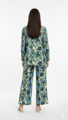 Women's Co-Ord Suit Green Floral
