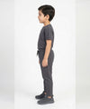 Kids Smart Baggy stretchable premium trouser Black BLW-0136
