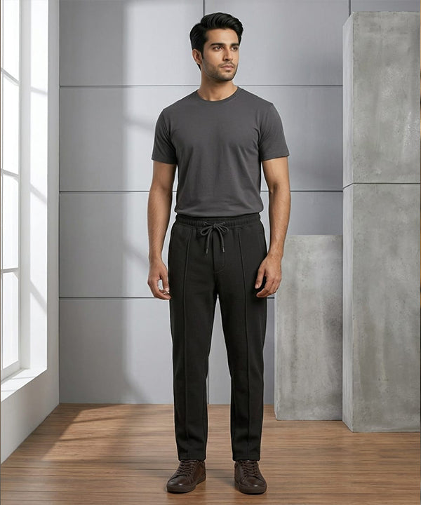 Men’s Thermal Smart Baggy Trouser– LWR-0706 Black