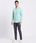 Men's Casual Shirt - Sea-Green Shc-2098 (ORG)(H)