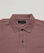 A|X Logo Self-Textured Polo T-Shirt TSH-7163 T-Pink