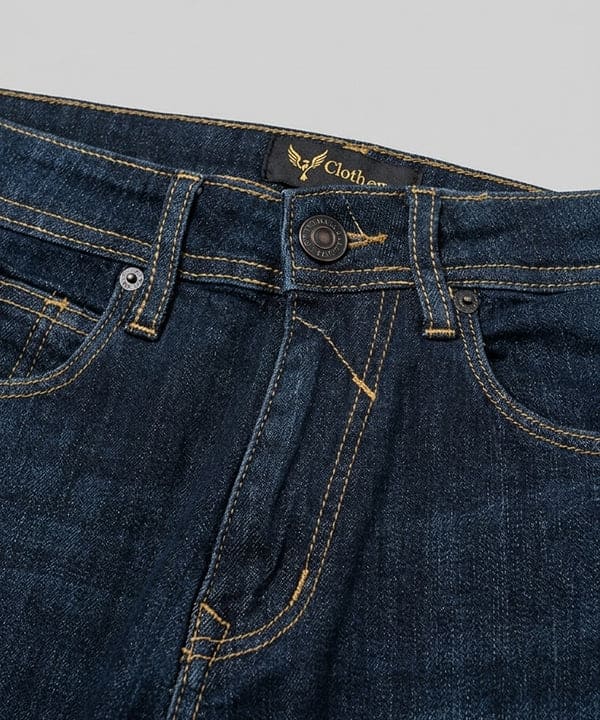 Casual Summer Navy Denim  Shorts- BR-0087
