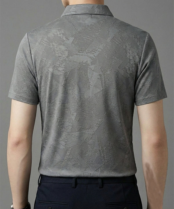 Men's T-Shirt Collar Grey Jhony Collar Tsh-7025