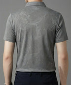 Men's T-Shirt Collar Grey Jhony Collar Tsh-7025