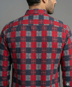 Men's Casual Shirt - Shc-1708 Red Chk