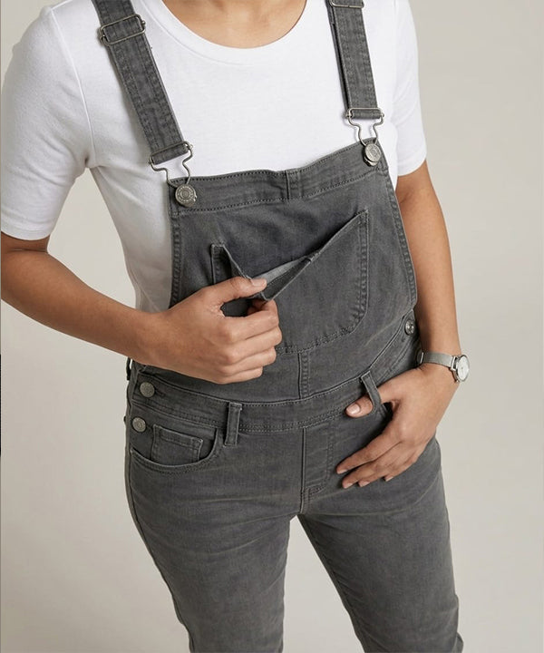 HR Clothing Women's Denim Rompers – Grey - DG-0003