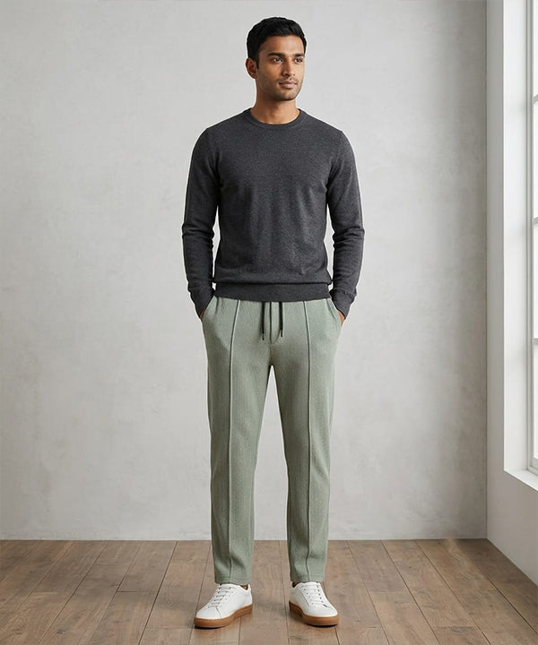 Men’s Thermal Smart Baggy Trouser– LWR-0706 L-Green