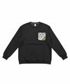 Men's Sweat Shirt - Black Tsh-5977