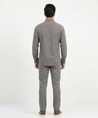 Men's Casual Shirt - Texture Grey Shc-1723 ORG