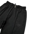 Men's Baggy Waffle French Trousers - Black Lwr-0592